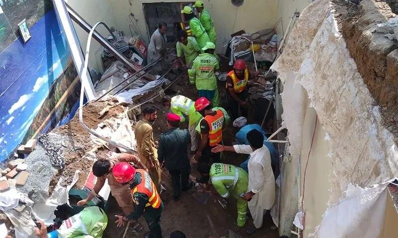 17 children and a teacher killed in Peshawar school roof collapse