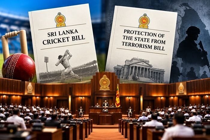 Anti-terrorism and Sri Lanka Cricket Bills presented to Parliament