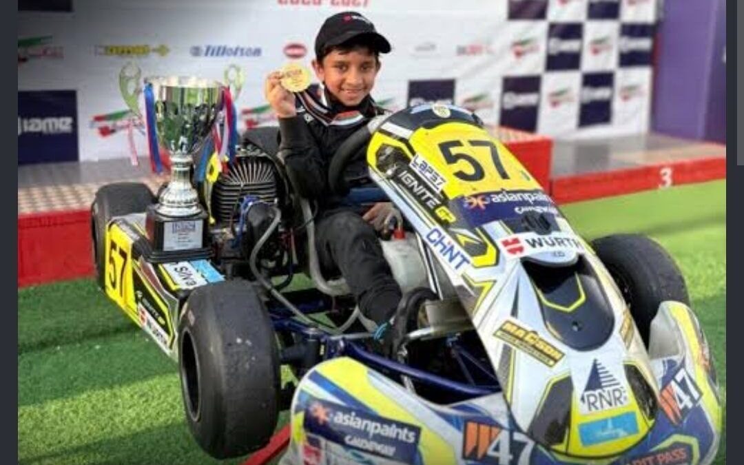 Avish Silva, 7, becomes first Sri Lankan on IAME Bambino Cup podium