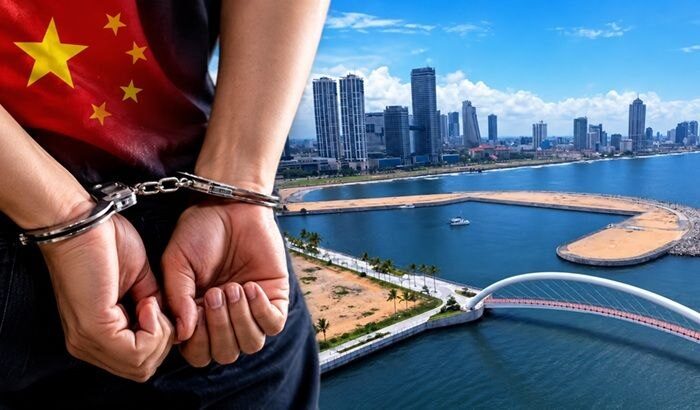 Chinese national arrested over alleged Port City extortion