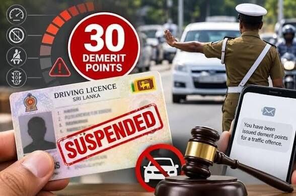 Driving licences to be suspended at 30 demerit points