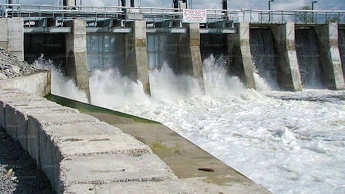 Four gates opened at Deduru Oya Reservoir