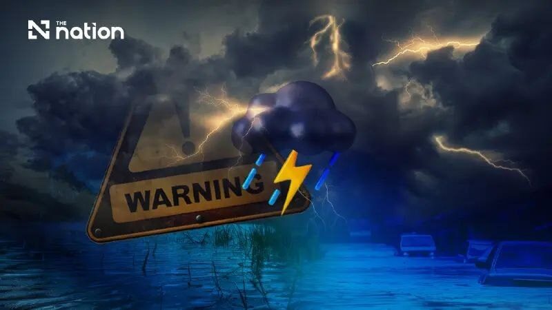 Lightning warning issued for all provinces until early Thursday