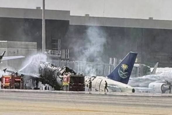 Projectile hits Riyadh airport terminal a day after deadly attack